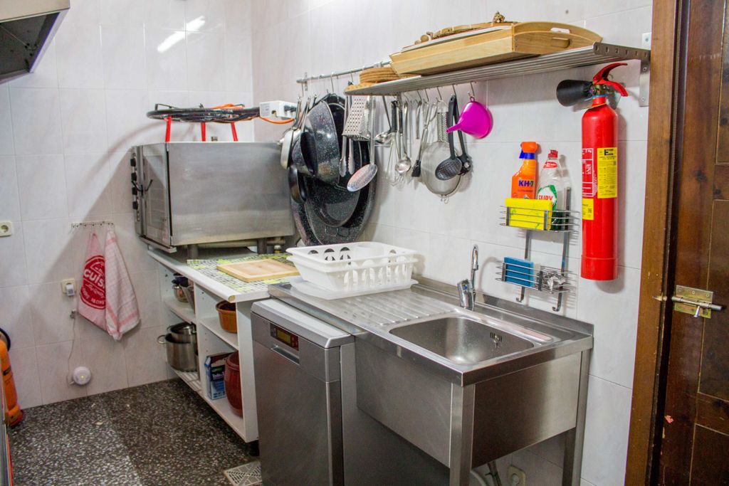 Equipamiento de la cocina profesional